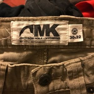 Mountain khaki corduroy pants 30 x 32